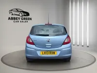 Used Vauxhall Corsa 90 HP (66 kW) 2013 Blue Hatchback