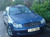 used Mercedes CLK230 Avantgarde 2dr Tip Auto 2.3