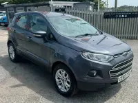 Used Ford Ecosport Zetec 125 HP (91 kW) 2015 Grey SUV