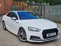 Used Audi A5 S-Line 190 HP (139 kW) 2018 White Coupe