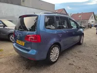 Used VW Touran SE 105 HP (77 kW) 2015 Blue MPV