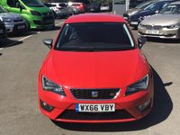 Begagnad Seat Leon FR 150 HK (110 kW) 2016 Röd Sportkupé