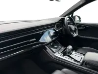 Used Audi Q7 Black Edition 286 HP (210 kW) 2022 Navarra blue SUV