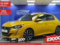 Second-hand Peugeot 208 Allure 100 CP (73 kW) 2020 Galben Hatchback