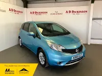 Used Nissan Note Acenta Premium 78 HP (57 kW) 2016 Blue Hatchback