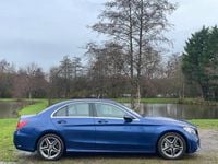 Used Mercedes C200 AMG Line Premium 2018 Blue Sedan
