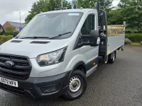Used Ford Transit 130 HP (95 kW) 2023 Silver/blue Van