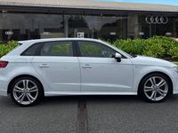 Used Audi A3 Sportback S-Line 150 HP (110 kW) 2020 White Hatchback