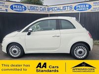 Used Fiat 500 Lounge 69 HP (50 kW) 2010 White Hatchback