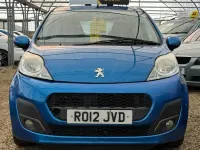 Used Peugeot 107 Active 68 HP (50 kW) 2012 Blue Hatchback