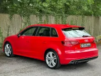 Used Audi A3 S-Line 2015 Red Hatchback
