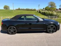Begagnad Audi A5 Cabriolet S-Line 2015 Svart Cab