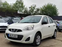 Second-hand Nissan Micra Visia 79 CP (58 kW) 2015 Alb Hatchback