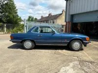 Used Mercedes SL500 1988 Blue Cabriolet