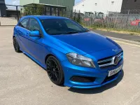 Used Mercedes A220 AMG 170 HP (125 kW) 2014 Blue Hatchback