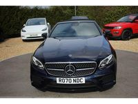 Used Mercedes E220 AMG line 2020 Cavansite blue metallic Cabriolet