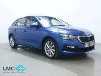 Gebraucht Skoda Scala SE 115 PS (84 kW) 2019 Blau Kleinwagen
