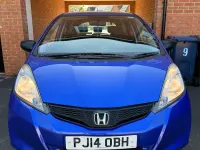 Begagnad Honda Jazz S 90 HK (66 kW) 2014 Blå Halvkombi