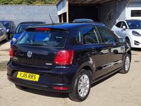 Used VW Polo SE 74 HP (54 kW) 2015 Black Hatchback