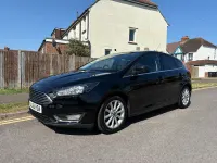 Used Ford Focus Titanium 125 HP (91 kW) 2016 Black Hatchback