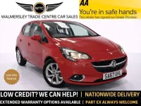 Begagnad Vauxhall Corsa SRi 75 HK (55 kW) 2017 Röd Halvkombi