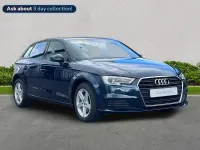 Used Audi A3 Sportback Advanced 116 HP (85 kW) 2019 Blue Hatchback