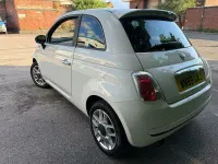 Used Fiat 500 Sport 69 HP (50 kW) 2009 White Cabriolet