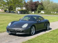 Usado Porsche Cayman 245 HP (180 kW) 2008 Cinzento Coupé