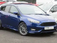 Used Ford Focus ST-Line 140 HP (102 kW) 2018 Blue Hatchback