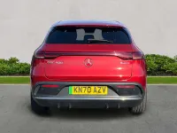 Used Mercedes EQC400 AMG line 300 kW (408 HP) 2020 Red SUV