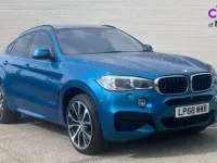 Used BMW X6 M Sport 258 HP (189 kW) 2018 Blue SUV