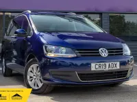 Used VW Sharan SE 150 HP (110 kW) 2019 Blue MPV