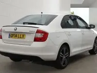Used Skoda Rapid Sport 2014 White Hatchback