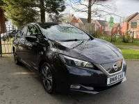 Used Nissan Leaf 110 kW (150 HP) 2018 Black Hatchback
