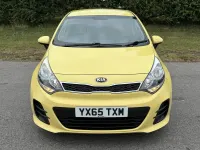 Used Kia Rio 2015 Yellow Hatchback