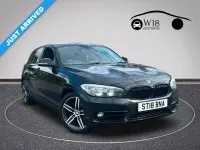 Używany BMW 120 Sport Line 190 KM (139 kW) 2018 Czarny Hatchback