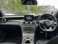 Begagnad Mercedes C220 AMG line 2017 Svart Sedan