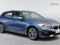 Used BMW 118 Sport Line 134 HP (98 kW) 2022 Blue Hatchback