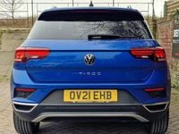 Used VW T-Roc SEL 150 HP (110 kW) 2021 Blue SUV