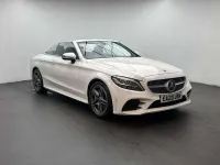 Used Mercedes C300 AMG line 245 HP (180 kW) 2020 White Cabriolet