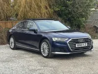 Used Audi A8 S-Line 2018 Blue Sedan