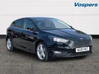 Used Ford Focus Zetec 125 HP (91 kW) 2018 Black Hatchback