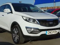 Używany Kia Sportage 115 KM (84 kW) 2013 Biały SUV