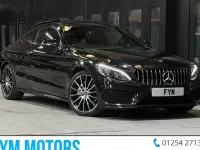 Used Mercedes C220 AMG Line Premium 170 HP (125 kW) 2017 Black Coupe