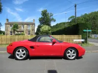 Used Porsche 986 Boxster 1998 Red Cabriolet