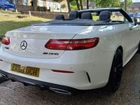 Used Mercedes E400 AMG Line Premium Plus 2018 White Cabriolet