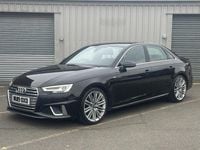 Used Audi A4 S-Line 190 HP (139 kW) 2019 Black Sedan