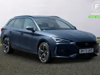 Used Cupra Leon VZ3 245 HP (180 kW) 2023 Blue Estate