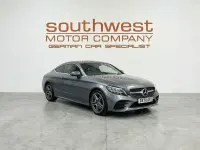 Used Mercedes C220 AMG line 194 HP (142 kW) 2020 Grey Coupe