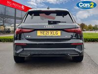 Used Audi A3 S-Line 114 HP (83 kW) 2021 Black Hatchback